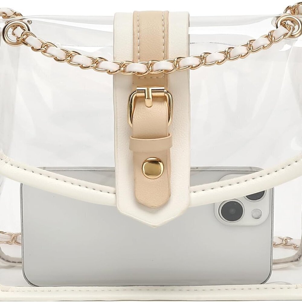 Direct 2 in 1 Clear Purse for Concert Sport, Stadium Approved Clear Cros…